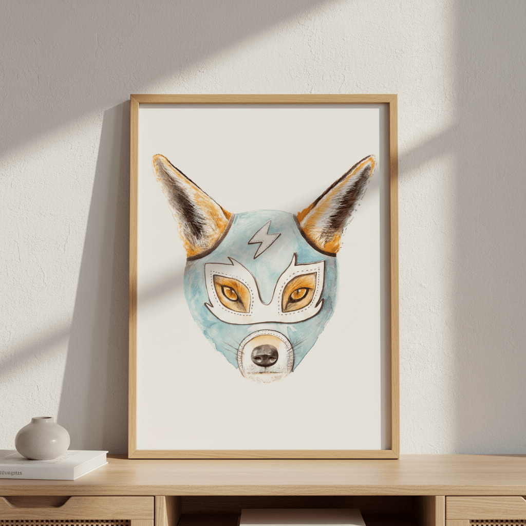 Andrew Fox Wrestler by Florent Bodart wall - art - picture - poster