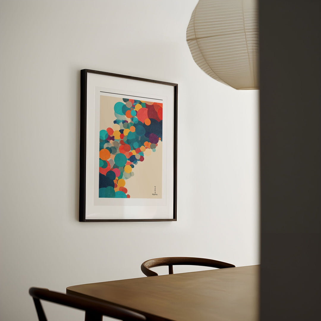 Japanese abstract wall art print