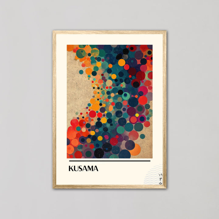 Angular Multicolour Infinity Wall Art by Yayoi Kusama - Style My Wall