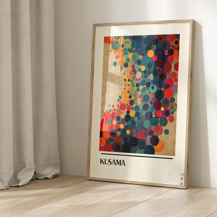 Angular Multicolour Infinity Wall Art by Yayoi Kusama - Style My Wall