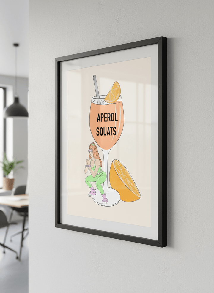 Contemporary wall art featured in a bright modern office workspace