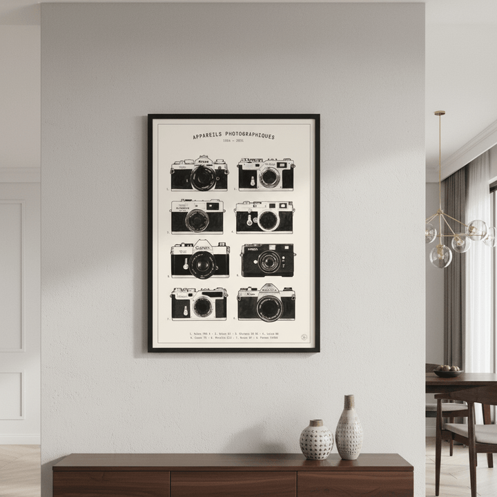 Appareils Photographiques by Florent Bodart wall - art - picture - poster