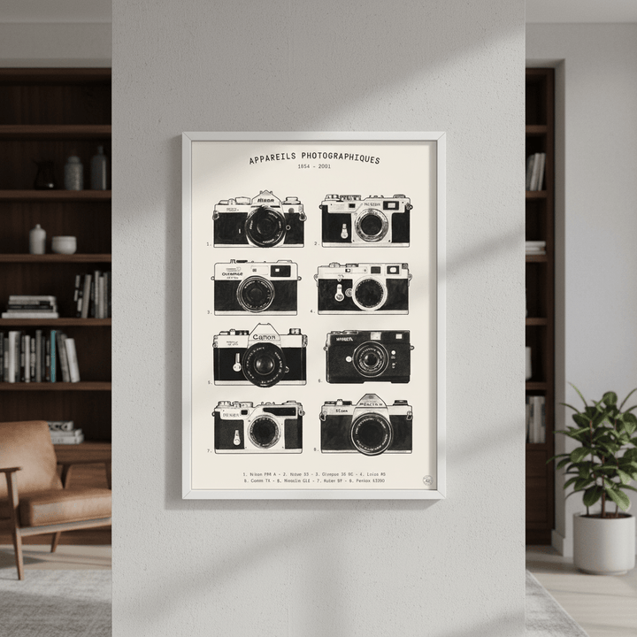 Appareils Photographiques by Florent Bodart wall - art - picture - poster