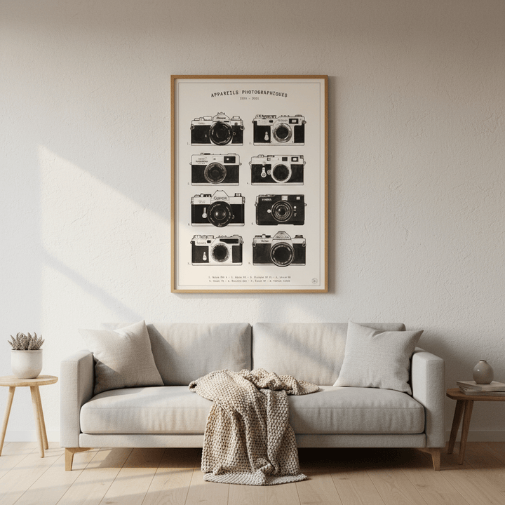 Appareils Photographiques by Florent Bodart wall - art - picture - poster