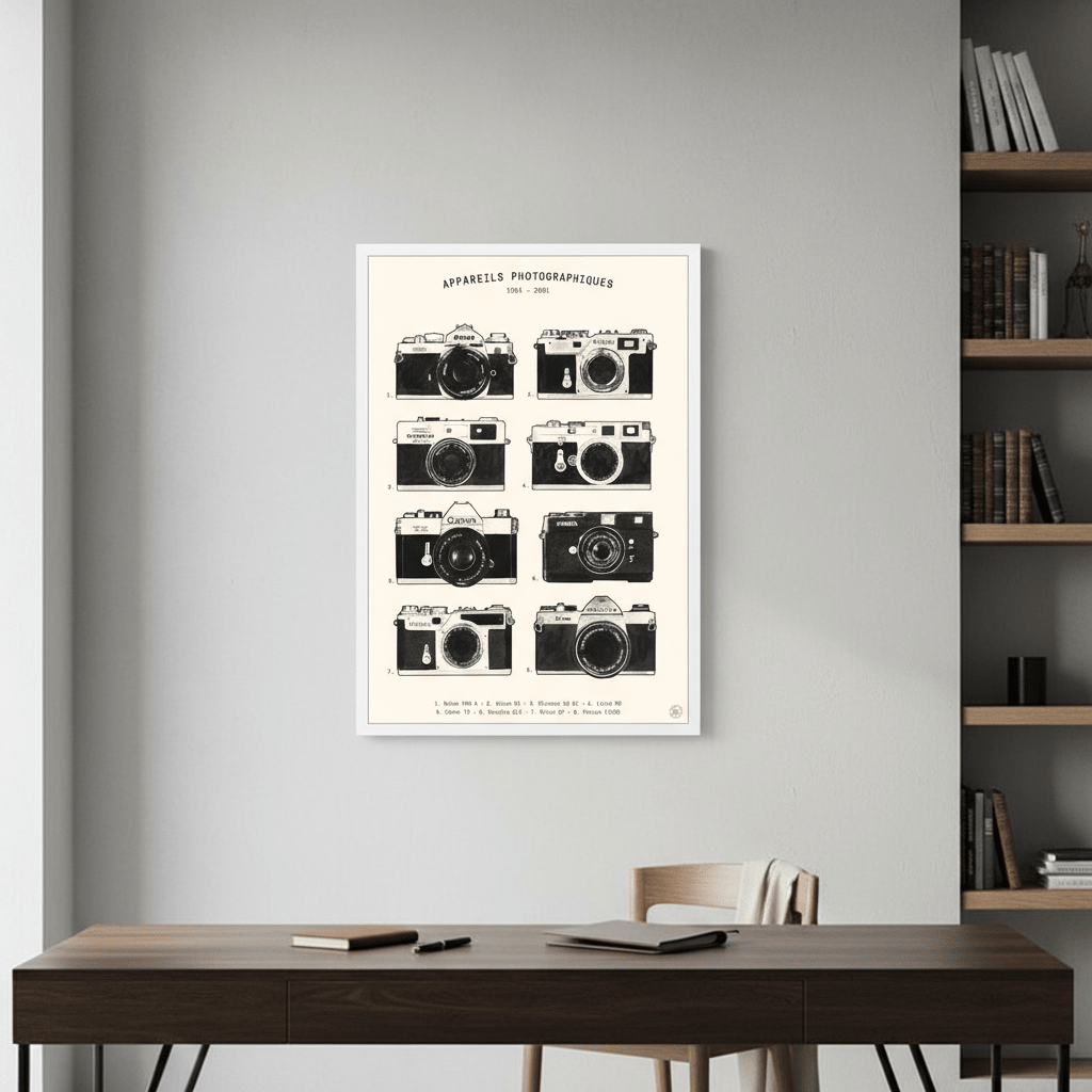 Appareils Photographiques by Florent Bodart wall - art - picture - poster