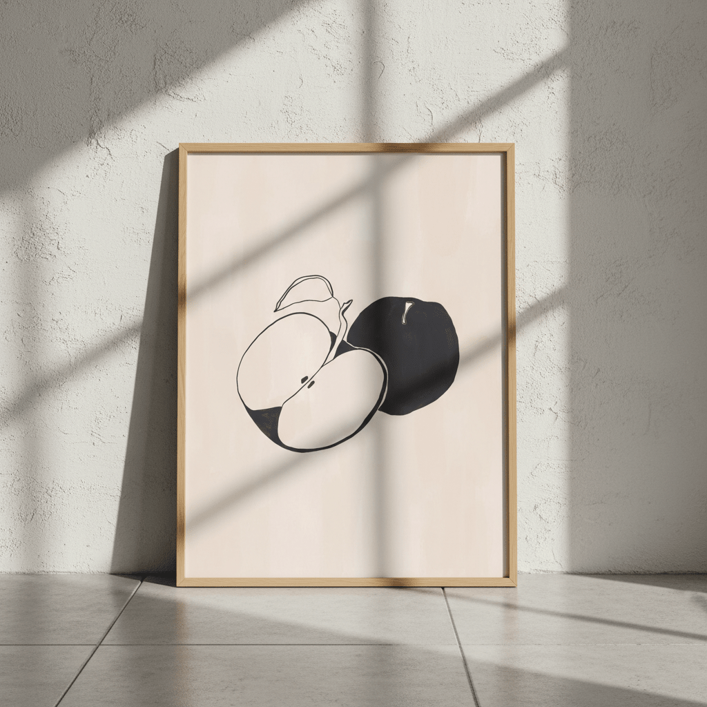 Apple by Ivy Green Illustrations wall - art - picture - poster