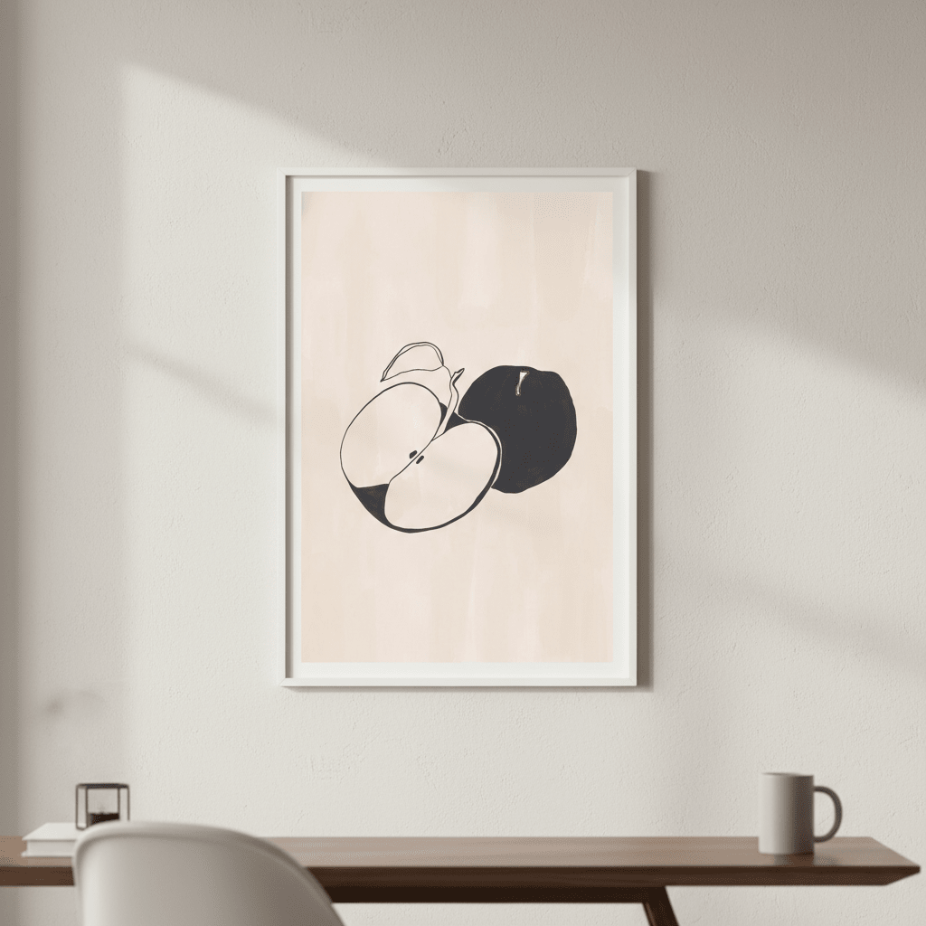 Apple by Ivy Green Illustrations wall - art - picture - poster