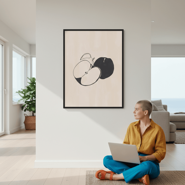 Apple by Ivy Green Illustrations wall - art - picture - poster