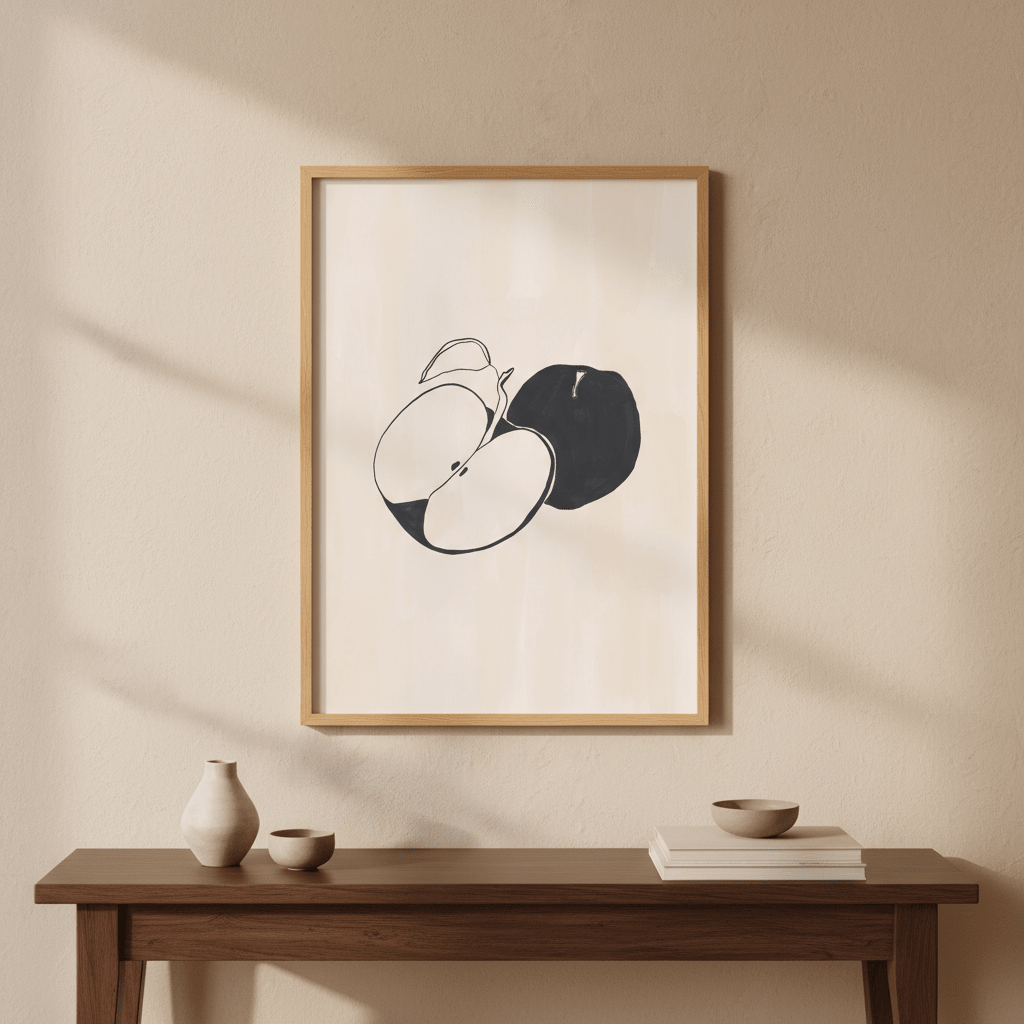 Apple by Ivy Green Illustrations wall - art - picture - poster