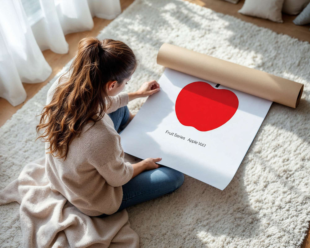 Apple Pear & Lemon Fruit Series Trio Vol.1 wall - art - picture - poster