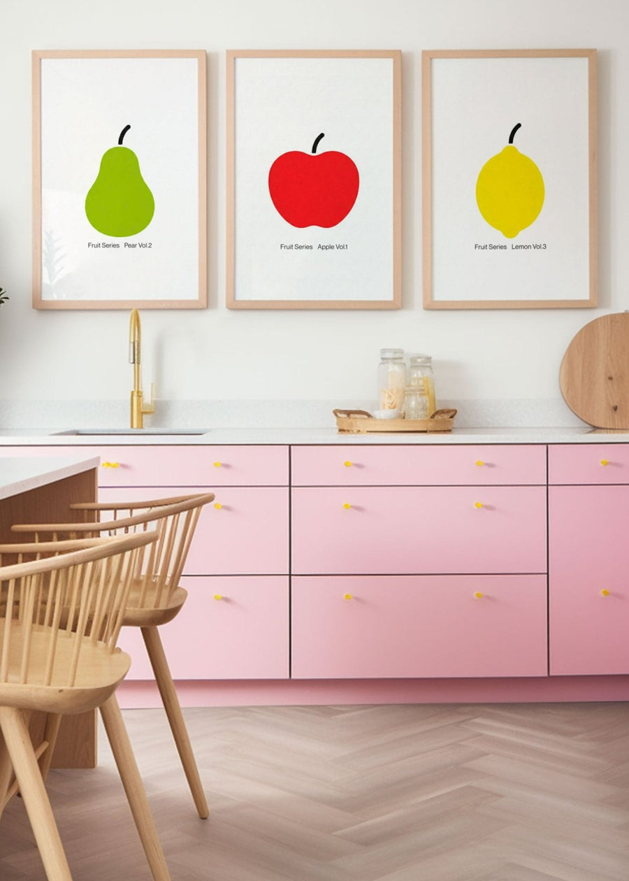 Apple Pear & Lemon Fruit Series Trio Vol.1