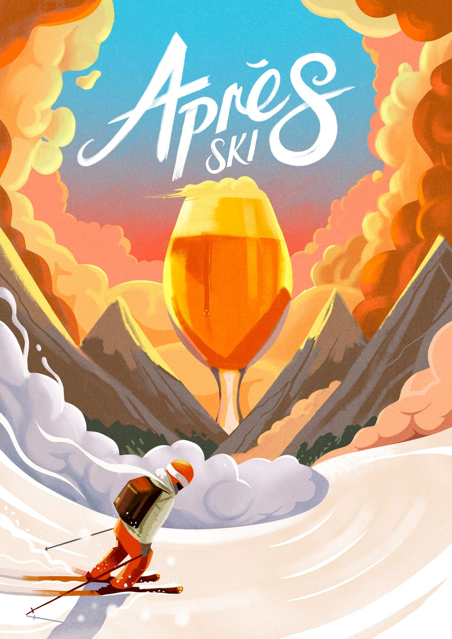 Apres Ski Orange By Mark Harrison