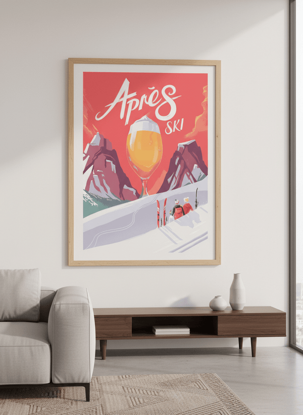 Apres Ski Red By Mark Harrison