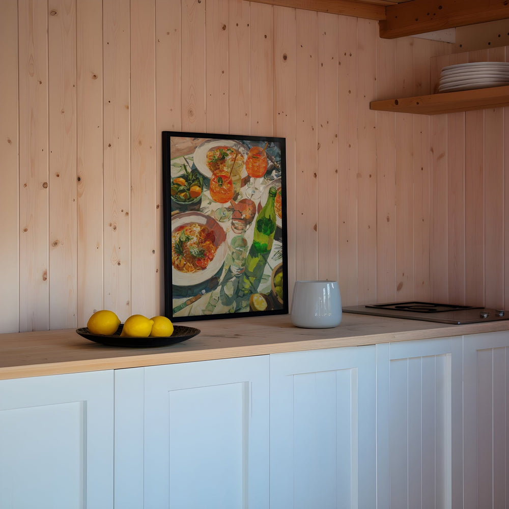 Apretivo Hour Oil Illustration Painting Print wall - art - picture - poster