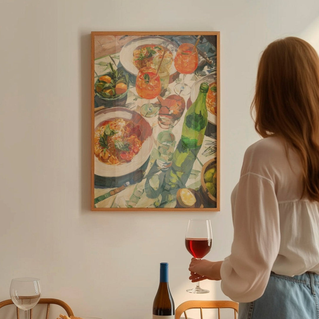 Apretivo Hour Oil Illustration Painting Print wall - art - picture - poster