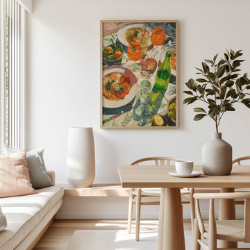 Apretivo Hour Oil Illustration Painting Print wall - art - picture - poster