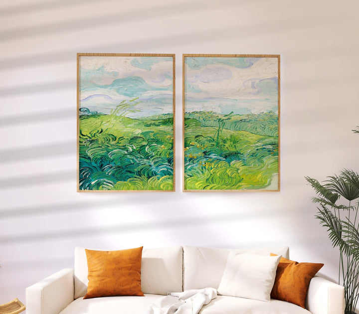 Art Exhibition Prints by Van Gogh Set of 2 wall - art - picture - poster