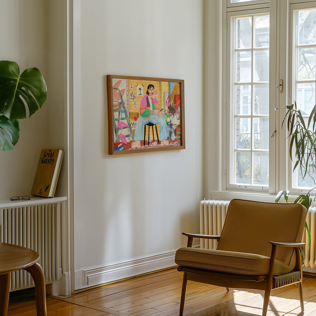 Art studio by Cédric Pierre - Bez wall - art - picture - poster