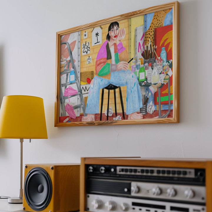 Art studio by Cédric Pierre - Bez wall - art - picture - poster