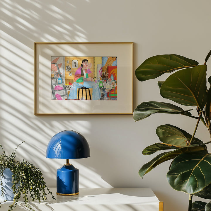 Art studio by Cédric Pierre - Bez wall - art - picture - poster