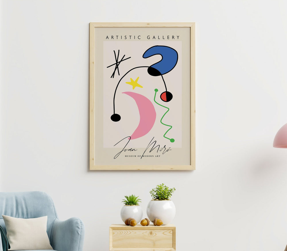 Artistic Wall Gallery No. 3 by Joan Miro - Style My Wall