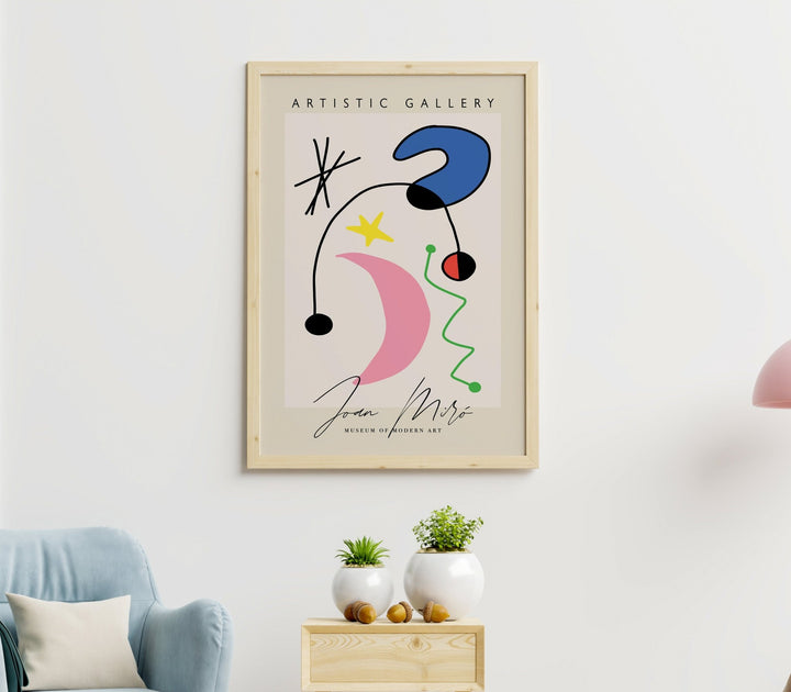 Artistic Wall Gallery No. 3 by Joan Miro - Style My Wall