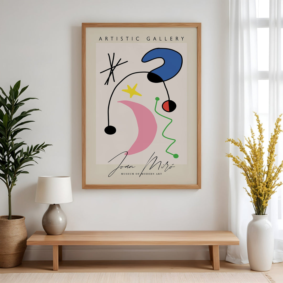 Artistic Wall Gallery No. 3 by Joan Miro - Style My Wall