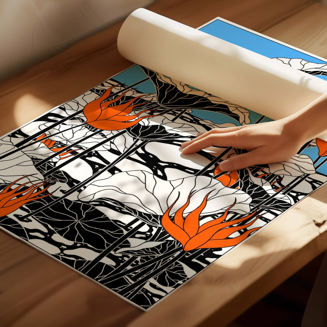 Japan Livin LaVideo Leo Set of 2 Prints by Lisa Goebel