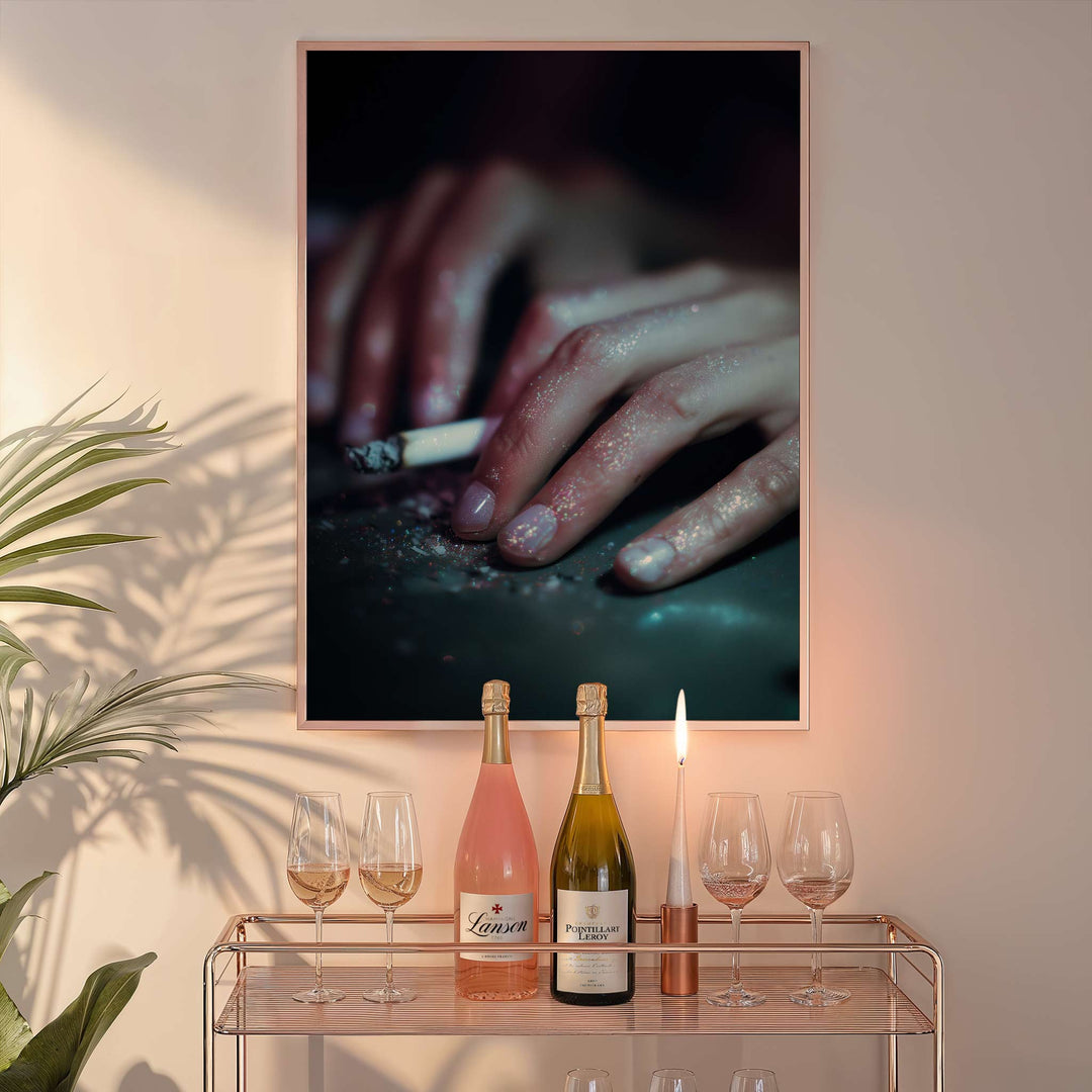 Ash and Glitter Wall Art wall - art - picture - poster