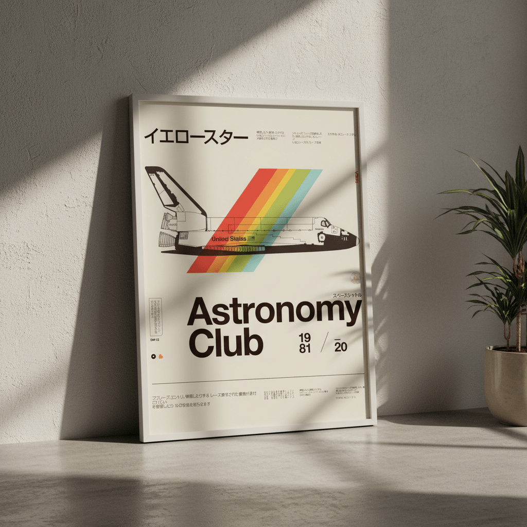 Astronomy Club by Florent Bodart wall - art - picture - poster