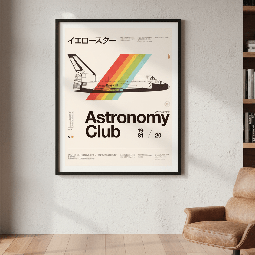 Astronomy Club by Florent Bodart wall - art - picture - poster