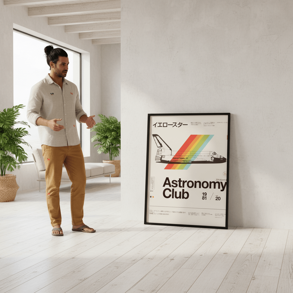 Astronomy Club by Florent Bodart wall - art - picture - poster