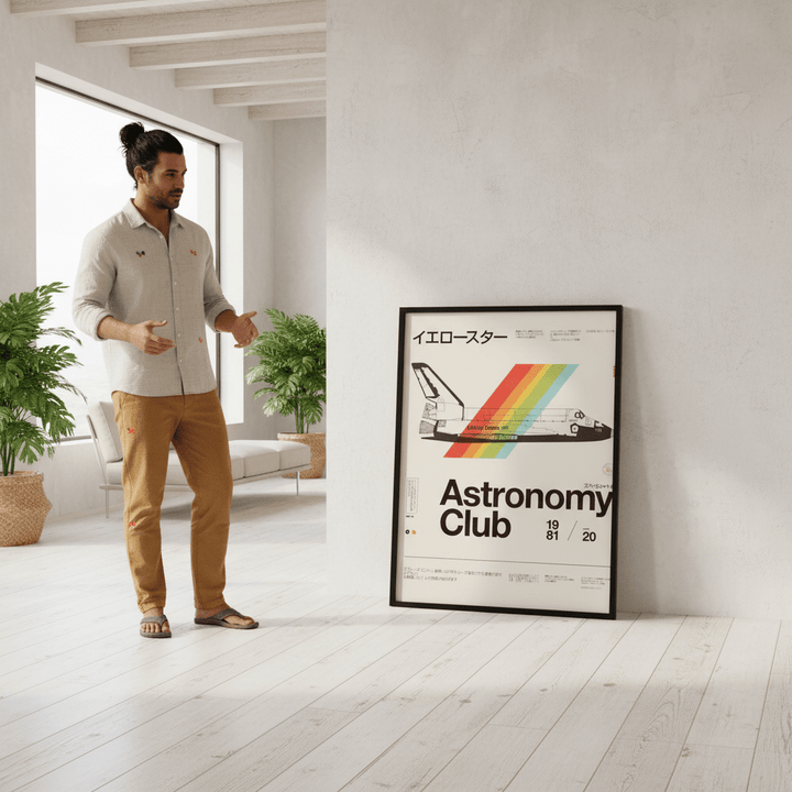 Astronomy Club by Florent Bodart wall - art - picture - poster
