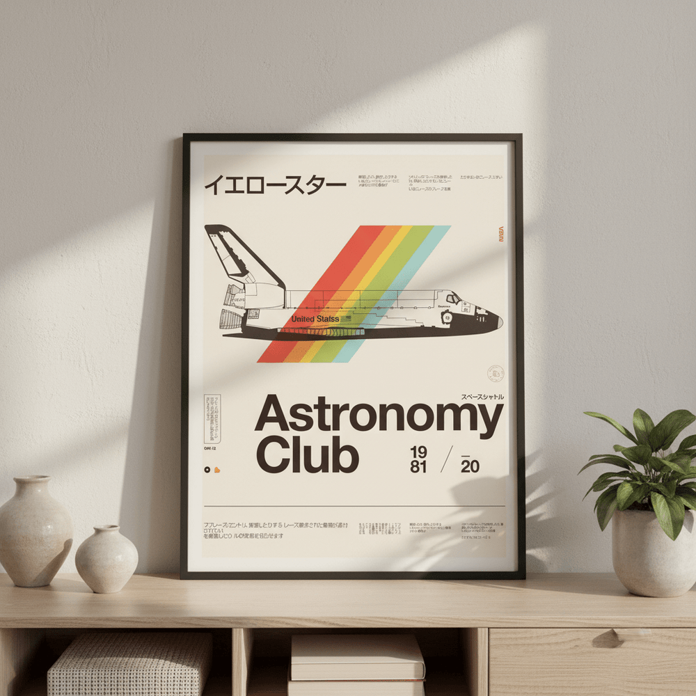 Astronomy Club by Florent Bodart wall - art - picture - poster