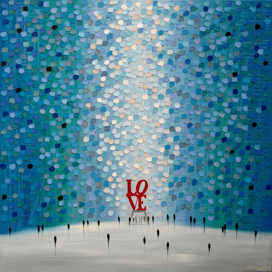 At The Heart Of Love By Ekaterina Ermilkina | Canvas Square Print