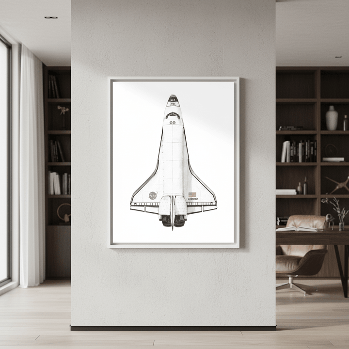 Atlantis Black & White by Florent Bodart wall - art - picture - poster