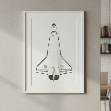 Atlantis Black & White by Florent Bodart wall - art - picture - poster