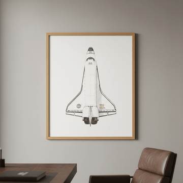Atlantis Black & White by Florent Bodart wall - art - picture - poster