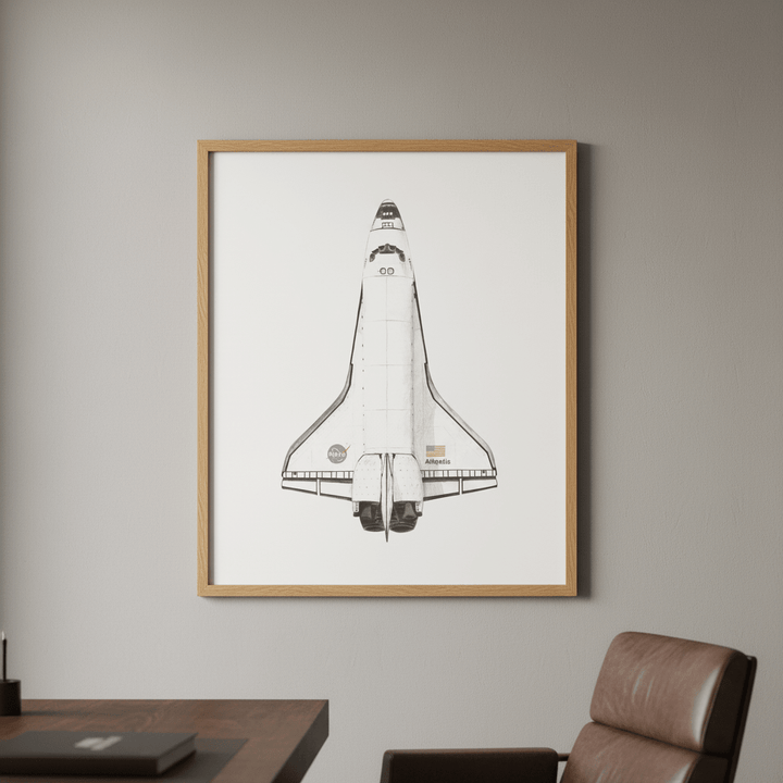 Atlantis Black & White by Florent Bodart wall - art - picture - poster