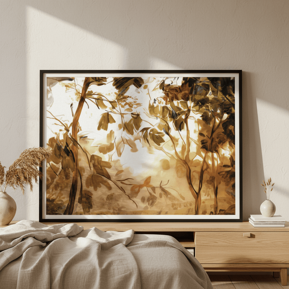 Australian Bush Sunset by Deer Muskeeter wall - art - picture - poster