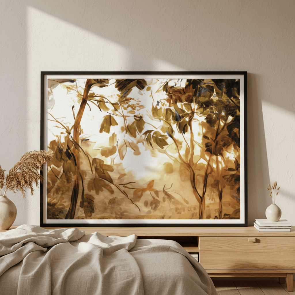 Australian Bush Sunset by Deer Muskeeter wall - art - picture - poster