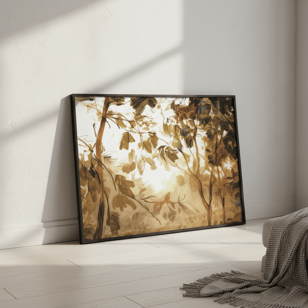 Australian Bush Sunset by Deer Muskeeter wall - art - picture - poster