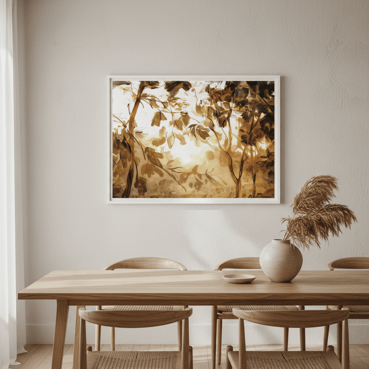 Australian Bush Sunset by Deer Muskeeter wall - art - picture - poster