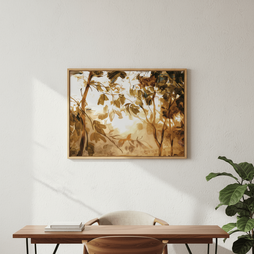 Australian Bush Sunset by Deer Muskeeter wall - art - picture - poster