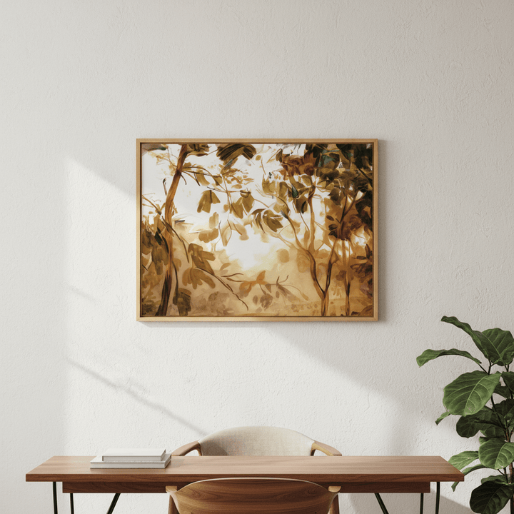 Australian Bush Sunset by Deer Muskeeter wall - art - picture - poster