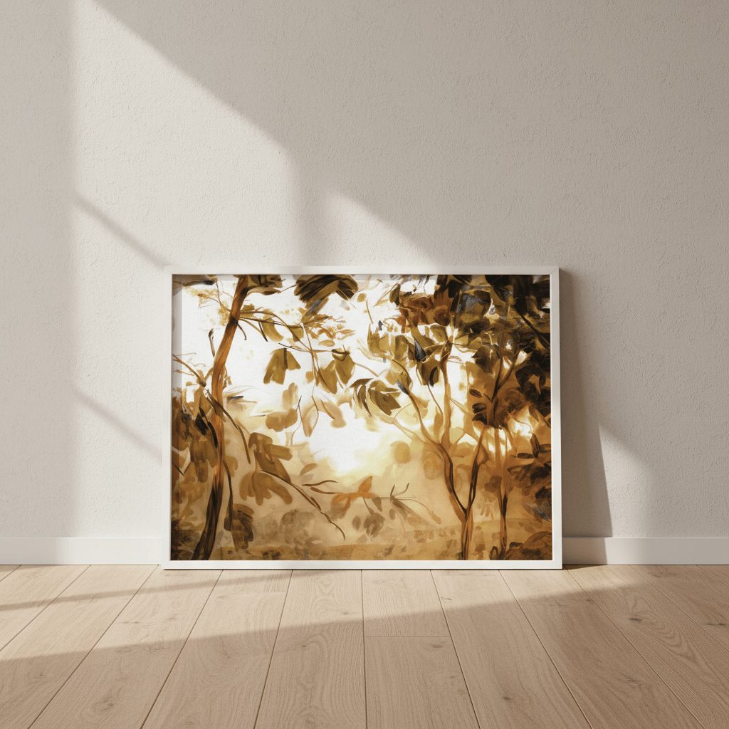 Australian Bush Sunset by Deer Muskeeter wall - art - picture - poster