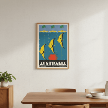 Australian Great Barrier Reef 1930 Wall Art Print wall - art - picture - poster