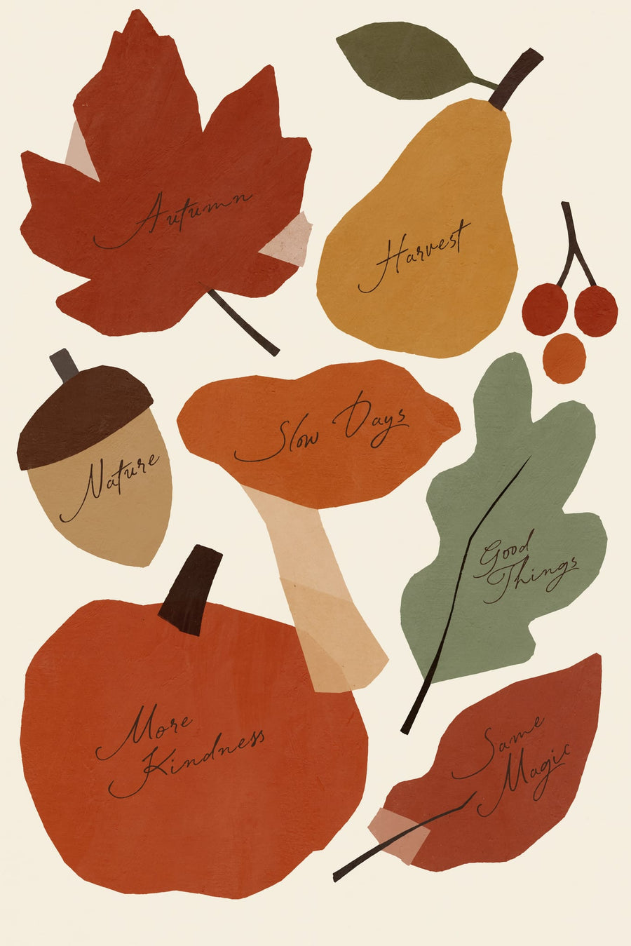 Autumn Harvest Collection By Treechild | Art & Canvas Print
