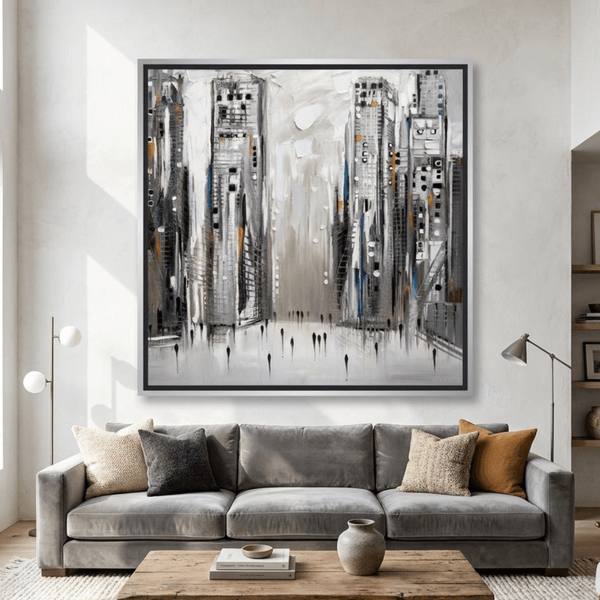 Avenue Of The Arts By Ekaterina Ermilkina | Canvas Square Print