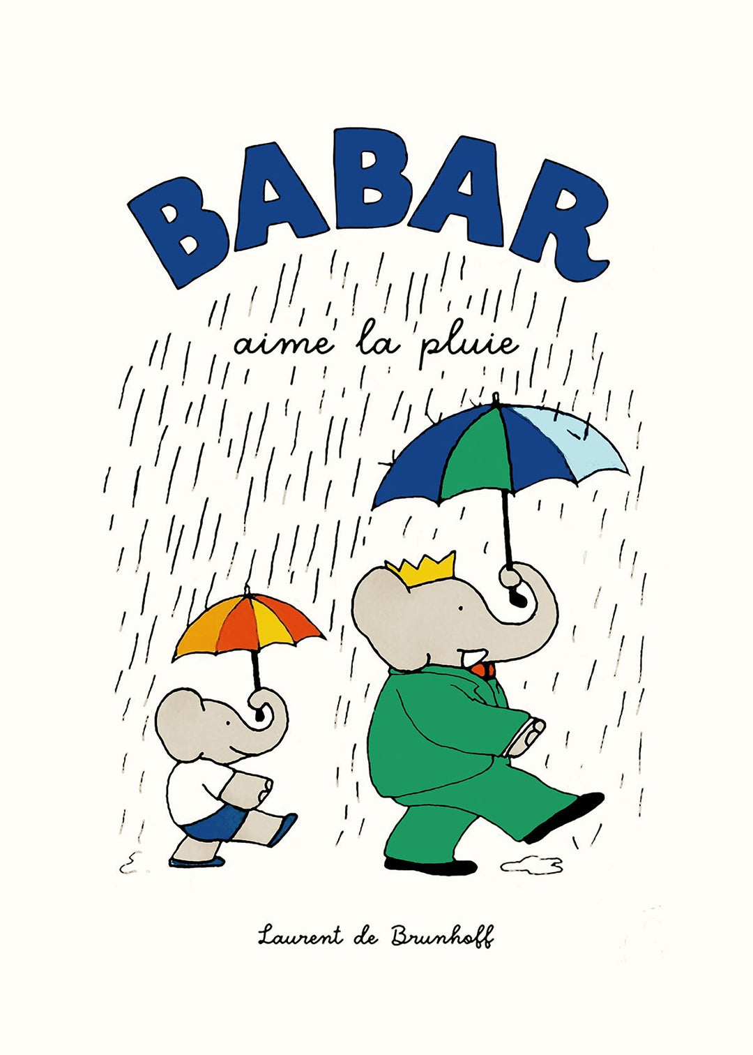 Babar Enjoys the Rain - Style My Wall